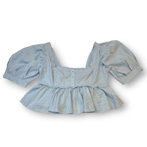 Free People Blouse Top Size Large - Picture 1 of 5